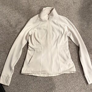 Lululemon Women's White Zipped Jacket